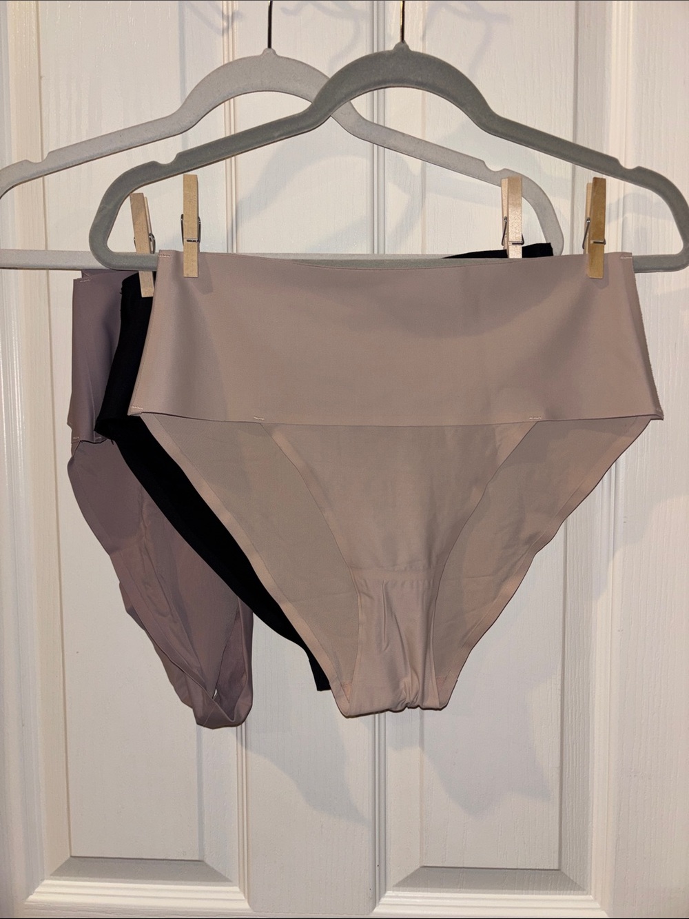 F I T Seamless High-Waist Control Top Briefs - Black, Tan & Nude